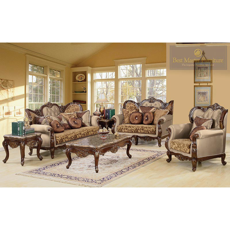 BestMasterFurniture Jenna 3 Piece Traditional Living Room Set & Reviews